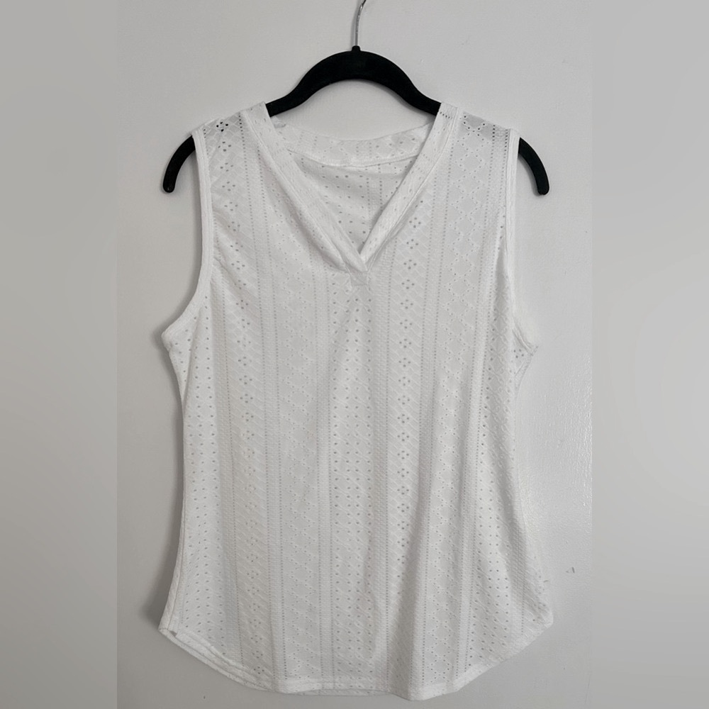 Light White Tank Top